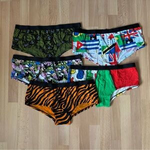 Bundle of 5 MeUndies women’s hipster Underwear Condition: New without Tags